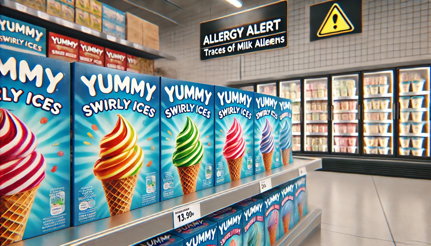 Yummy Foods Recalls Non-Dairy Ices Due to Milk Allergen Contamination